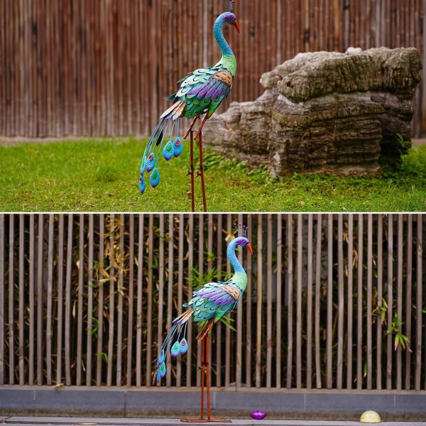 Nacome Metal Bald Eagle Large Outdoor Statues,Yard Decorations Outdoor Garden Sculptures & Statues，Garden Gifts - Image 12